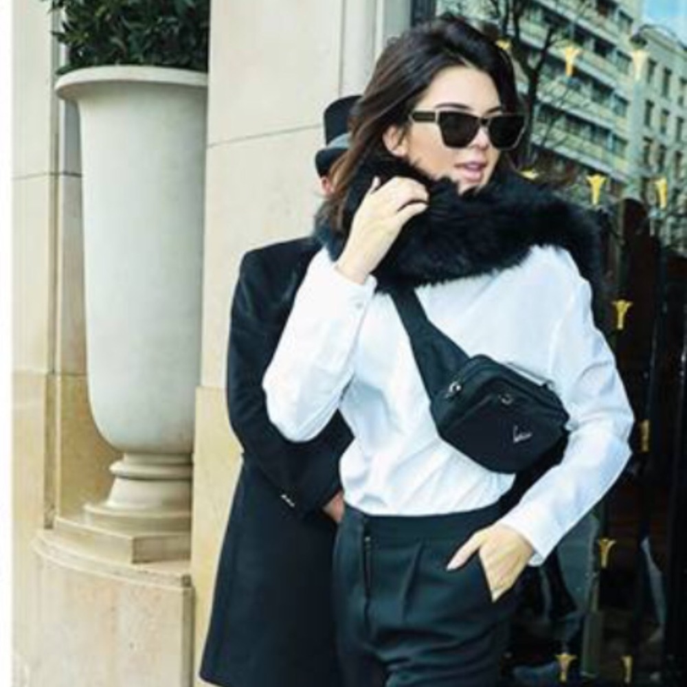 DYED RABBIT SOFT LUXE FUR BALL SCARF